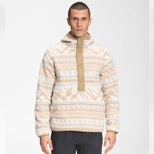 The North Face printed carbondale 1/4 snap hooded fleece